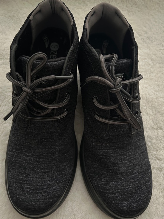 Bzees Shoes - Bzees Women's Black Knit Lace-Up Ankle Booties